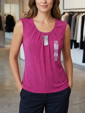 NWT Kenneth Cole Unlisted Sleeveless Fully Lined Top Womens Size Medium